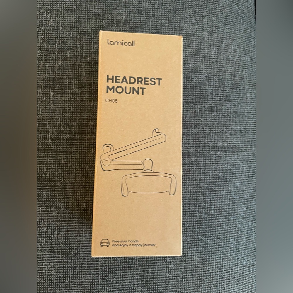 NWOT Lamicoll Headrest Mount for Screen (iPad/phone)